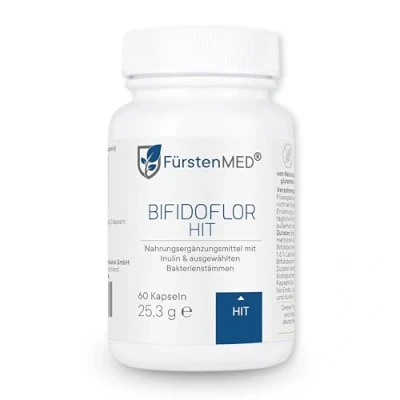 Obrázek FürstenMED® Bifidoflor HIT Lactobacillus a Bifidobacterium kapsle při intoleranci histaminu 60 kapslí odolných žaludečním šťávám laboratorně testováno, veganské bez přísad