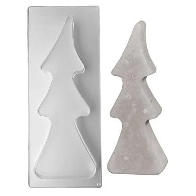 Obrázek Rayher Hobby 36064000 odlévací forma jedle, 12,5 x 33 cm, hloubka 3,5 Pet, beton forma, k vylévání kreativním betonem, rasin prášek, vosk, mýdlo, transparentní
