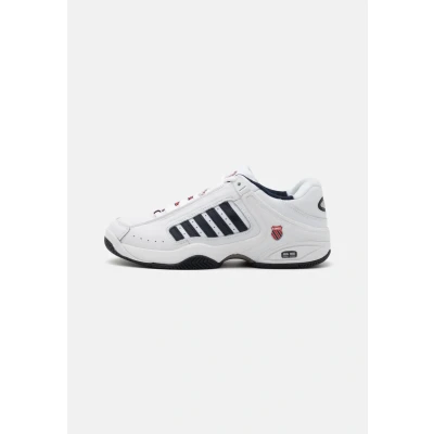 Obrázek K SWISS Defier RS Tenisové boty na všechny povrchy, Muži, Velikost: 42.5, White/dress blue/fiery red
