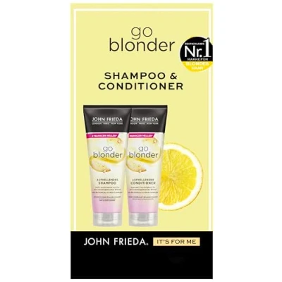 Obrázek John Frieda Go Blonder Set šampon, 250 ml &amp; Conditioner, typ vlasů: blond, blond postupně rozjasňuje