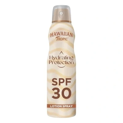 Obrázek Hawaiian Tropic Silk Hydration Air Soft Sun Spray Lotion Sluneční sprej SSF 30, 1 ks, 177 ml, Standard