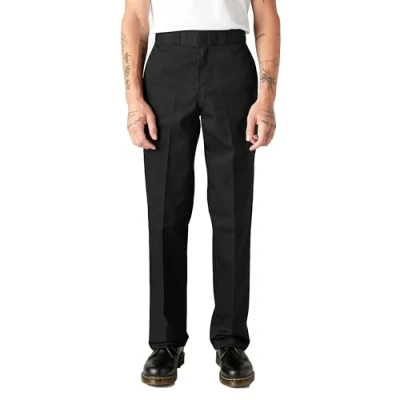 Obrázek Dickies Pánské Slim Straight Work Pants sportovní kalhoty, černé, 40 W x 28 l