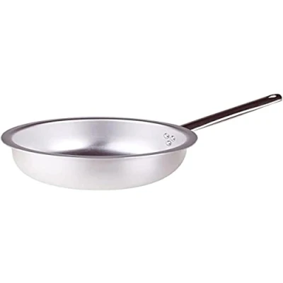 Obrázek Pentole Agnelli Pánev na obracení těstovin a risotto s trubkovou násadou, z hliníku 3 mm 28 cm stříbrná/černá