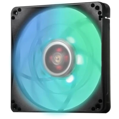 Obrázek Silverstone Sst FW124 Argb FW Series Leiser Computer Gehäuselüfter, 120 mm PWM, Transparente Klinge mit Schwarzem Rahmen, Kugellager, LED