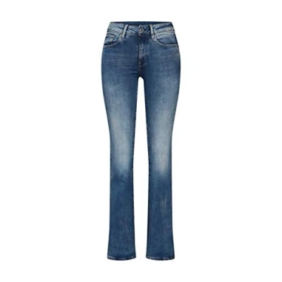 Obrázek G STAR RAW Dámské džíny 3301 Skinny High Waist Flare, Modrá (Medium Aged D01541 8968 071)