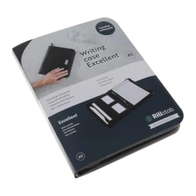 Obrázek Rillstab psací blok &quot;Excellent de Luxe&quot;, DIN A5, Černá prodejní jednotka = 1