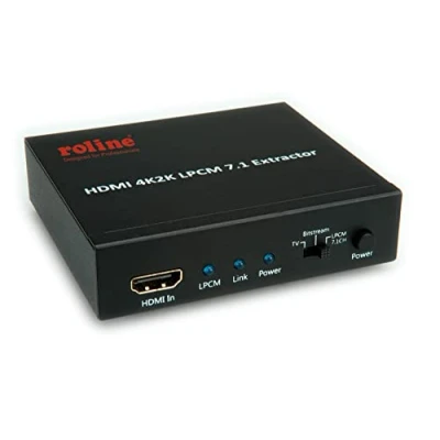Obrázek ROLINE HDMI 4K audio extraktor LPCM 7. 1