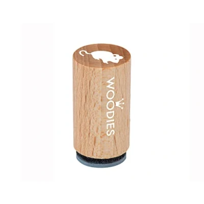 Obrázek Mini Woodies razítko, myš, Ø 15 mm