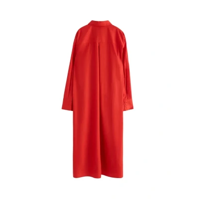 Obrázek Lindex Košilové šaty, Ženy, Velikost: 34, Dark red