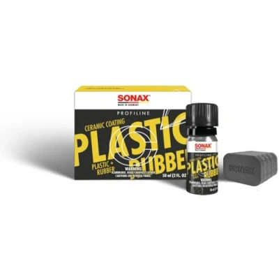 Obrázek SONAX PROFILINE CeramicCoating CC Plastic+Rubber (50 ml) pro osvěžení a ochranu nelakovaných plastových dílů v exteriéru č. výr. 02410000
