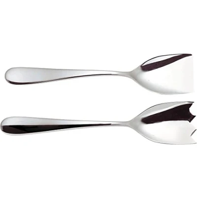 Obrázek Alessi Nuovo Milano salátový příbor, ušlechtilá ocel, stříbro, 8 x 6,5 31,5 cm, 2 jednotky