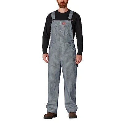 Obrázek Dickies Pánské kalhoty s laclem Hickory Bib, Stripe