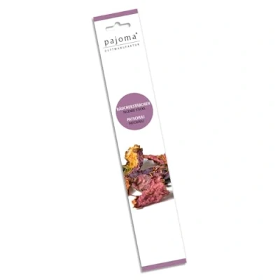 Obrázek pajoma® Vonné tyčinky pačuli 10 kusů kadidlové 28 cm v dekorativním balení