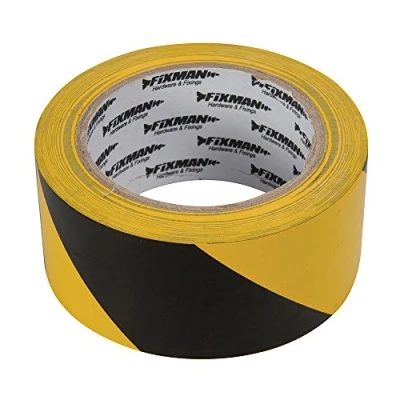 Obrázek FIXMAN 190195 vymezovací páska 50 mm x 33 m, černá a žlutá