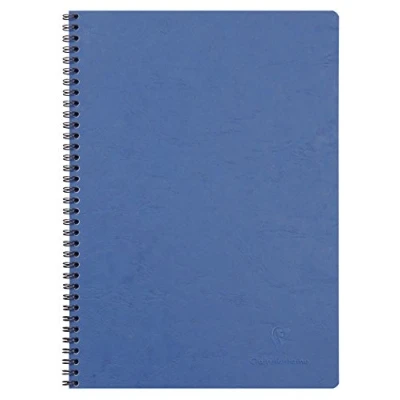 Obrázek Clairefontaine 781424C spirálový sešit (DIN A4, 21 x 29,7 cm, Age Bag čtverečkovaný, 50 listů) 1 kus modrý