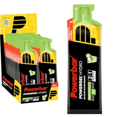 Obrázek Powerbar PowerGel Hydro Mojito 24 x 67 ml High Carb Energie Gel sodík 51 mg kofeinu