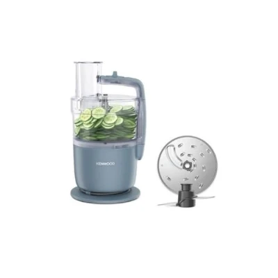 Obrázek Kenwood MultiPro Go FDP22. ​000GY, Robot da Cucina che Trita, Affetta, Grattugia, Riduce in Purea e Impasta, Ciotola 1,3 l, Lame per Impastare, Disco 4 mm, 650 W, Storm Blu