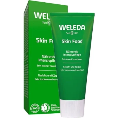 Obrázek WELEDA Bio Skin Food hydratační krém 75 ml bohatá Přírodní kosmetika péče o pleť SkinFood pleťový pro péči velmi suchou pokožku. tělový a obličejový intenzivně vyživuje pokožku