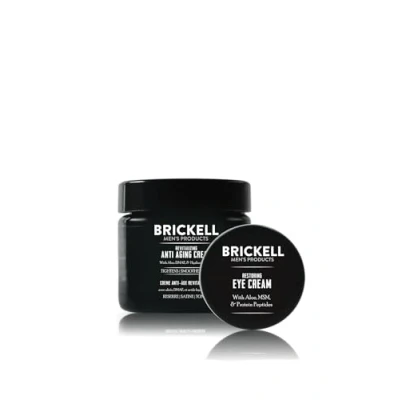 Obrázek Brickell Men&#039;s Ultimate Anti Aging Routine Nachtcreme &amp; Augencreme gegen Falten und Augenringe Creme Tränensäcke geschwollene Augen Natürlich organisch Parfümiert
