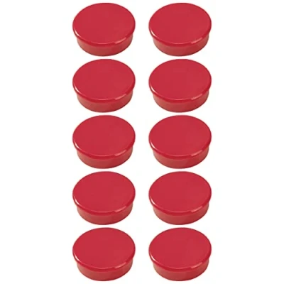 Obrázek Dahle 95538 magnetů (průměr 38 mm) 10 kusů, červené