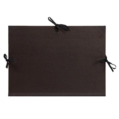 Obrázek Clairefontaine 37200C desky na kreslení síla s pásky bez vnitřních klapek zad 30 mm, DIN A3, vnitřní: 29. 7 x 42 cm, vnější: 32 45 černé