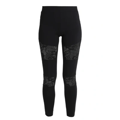 Obrázek Urban Classics Dámské legíny Ladies Laces Inset, černá, 5XL