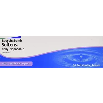 Obrázek Bausch + Lomb Daily disposable denní čočky SofLens, sférické kontaktní čočky, měkké, 30 kusů BC 8,6 mm / DIA 14,2 2 dioptrií