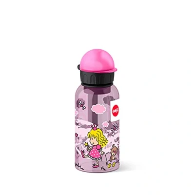 Obrázek Emsa dětská nápojová láhev , 400 ml, bezpečnostní uzávěr, princezna, Tritan, 518122