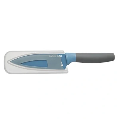 Obrázek BergHoff nůž Chef Smal Leo (kuchyňský 14 cm, s bylinkami, na bylinky bylinkovým voličem rozmarýn/tymián, čepel nepřilnavým povrchem) 3950106