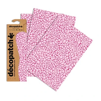 Obrázek Decopatch Papír č. 533 (růžová žirafa, 395 x 298 mm) balení 3 ks