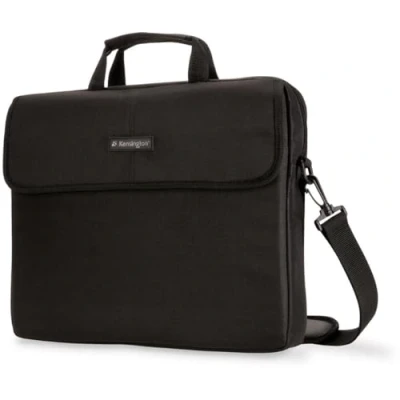 Obrázek Kensington taška na notebook, klasická 15,6&quot; laptopy s držadlem a ramenním popruhem pro muže ženy, černá, K62562EU