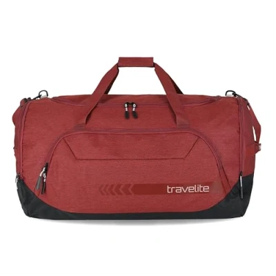 Obrázek travelite velká Cestovní taška velikost XL, zavazadla série KICK OFF: Praktická na dovolenou a sport, 70 cm, 120 litrů, červená,