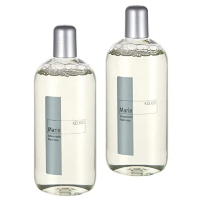 Obrázek KEUCO Pěnové mýdlo sada 2 ks, vůně Marin, obsah x 500 ml, pH neutrální, vhodné pro dávkovač pěnového mýdla Elegance (16049 a 11653), plán (14957)