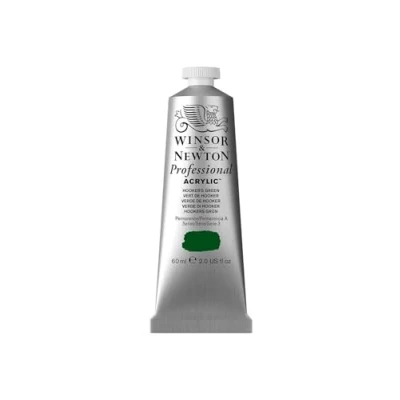 Obrázek Winsor &amp; Newton 2320311 profesionální akrylová barva v umělecké kvalitě, vysoká brilantnost barev a krycí síla, archivní kvalita, 60ml tuba Hooker&#039;s Green