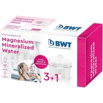 Obrázek BWT L0814334 Magnesium Gourmet 3 + 1 filtrační patrony, kompatibilní s Brita Maxtra sauf Perfect Fit