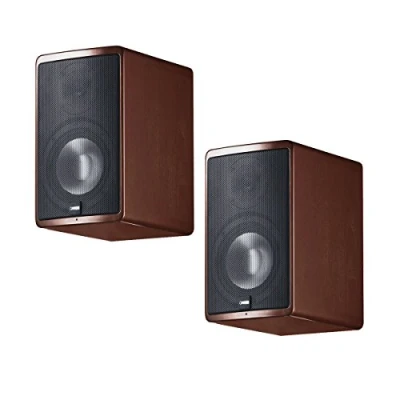 Obrázek Canton Ergo 620 2cestné basové reflektory Regálové reproduktory (70/130 wattů) wenge hnědý (pár)