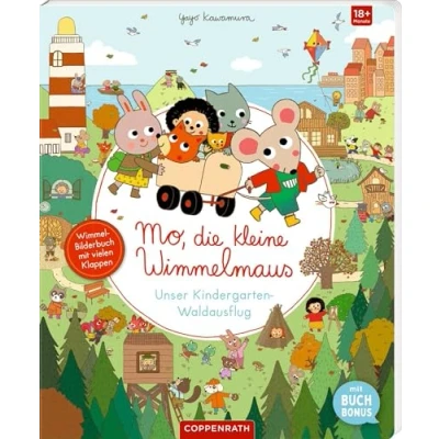 Obrázek Mo, die kleine Wimmelmaus: Unser Kindergarten Waldausflug: großes Wimmelbuch mit Klappen und unzähligen Geschichten, ab 18 Monaten