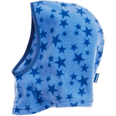Obrázek Playshoes Unisex dětská fleecová čepice zimní čepice, modré hvězdy, jedna velikost, hvězdy.