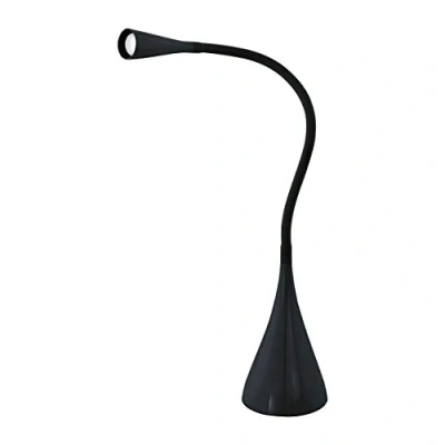 Obrázek EGLO LED stolní lampa Snapora, 1 s dotykem, stmívatelná, moderní, minimalismus z kvalitního plastu a hliníku, kancelářská v černé barvě