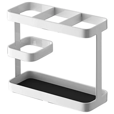 Obrázek Yamazaki 7841 TOWER Küchenutensilienhalter, weiß, Stahl, Minimalistisches Design, 17 x 6,7 14,5 cm (LxBxH)