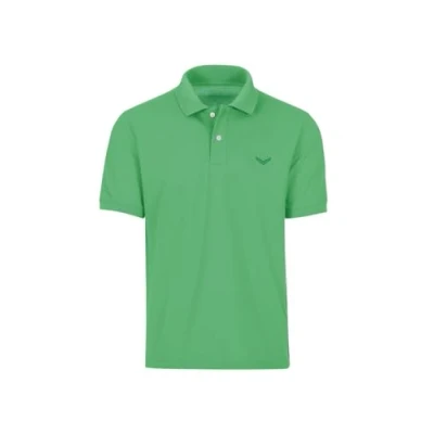 Obrázek Trigema Pánská polokošile Deluxe Piqué, Zelená (Waldmeister), s