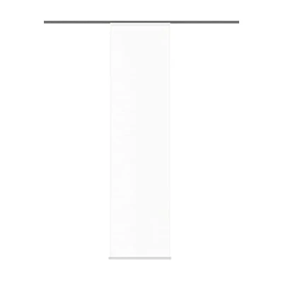 Obrázek Home fashion 87802 701 bílý posuvný závěs &quot;Řím&quot; Uni / 245 x 60 cm poloborganza
