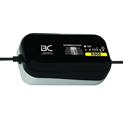Obrázek BC K900 6/12V 0,9A nabíječka baterií a udržovací zařízení se 3 nabíjecími programy: 6 V/12 voltů/12 voltů CAN Bus pro motocykly BMW