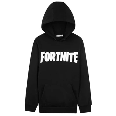 Obrázek Fortnite Mikina pro chlapce, pohodlný chlapecký svetr s kapucí, dětské oblečení zboží fanoušky děti a teenagery, dárek hráče, černá