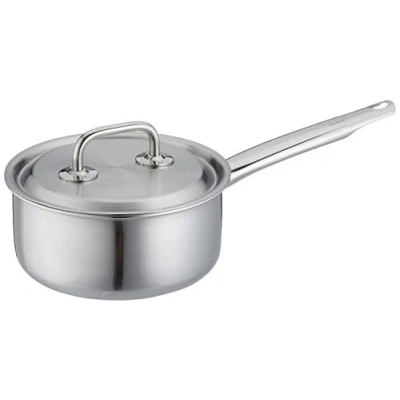 Obrázek Spring Kastrol Brigade Premium s víkem 16 cm, ušlechtilá ocel, stříbro, 2 jednotky