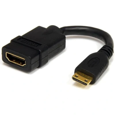 Obrázek StarTech.com 12cm High Speed HDMI® kabel HDMI na Mini zdířka/konektor / adaptéru