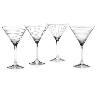 Obrázek Mikasa Sklenice Cheers Martini, 4dílná sada, 290 ml, stříbrné