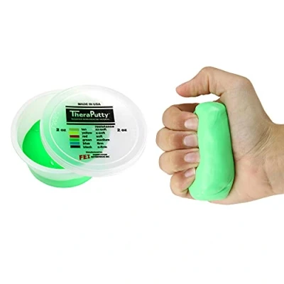 Obrázek CanDo TheraPutty terapeutická modelovací hmota 56 g zelená (medium)