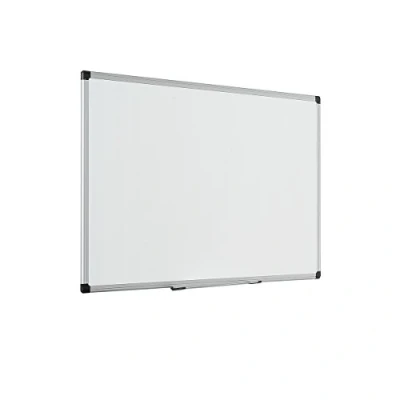 Obrázek Bi Office magnetická bílá tabule Maya 90 x 60 cm smaltovaný prémiový povrch, lze za sucha stírat, s hliníkovým rámem a přihrádkou na tužky, tabule, poznámky