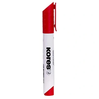 Obrázek Kores Whiteboard Marker, 3 mm Kuličkový hrot, 12 ks, Červená
